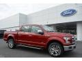 Ruby Red 2017 Ford F150 Lariat SuperCrew 4X4 Exterior