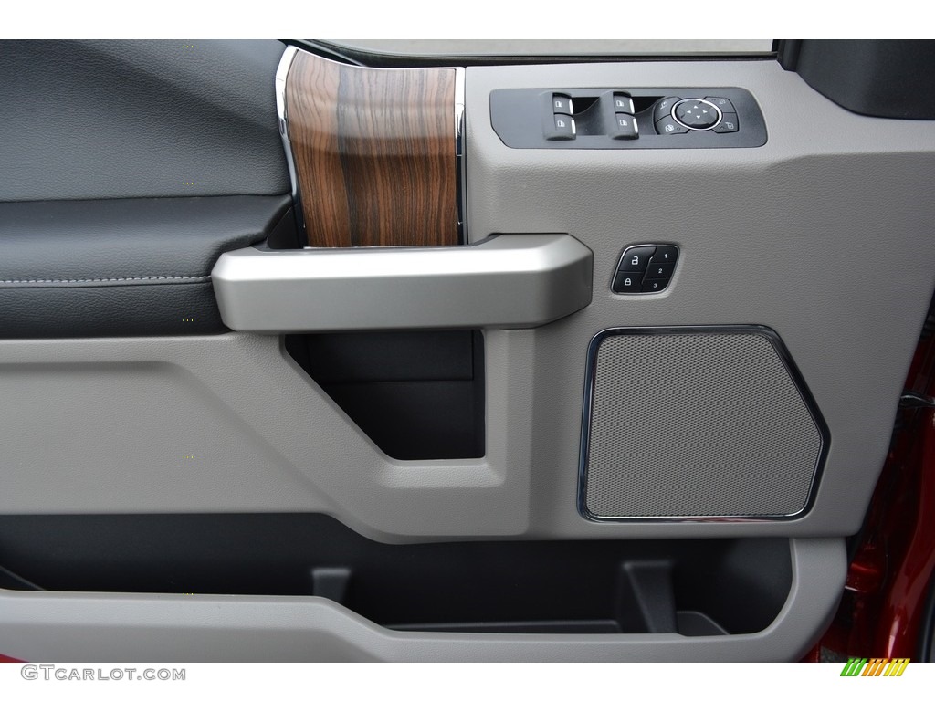 2017 F150 Lariat SuperCrew 4X4 - Ruby Red / Earth Gray photo #5