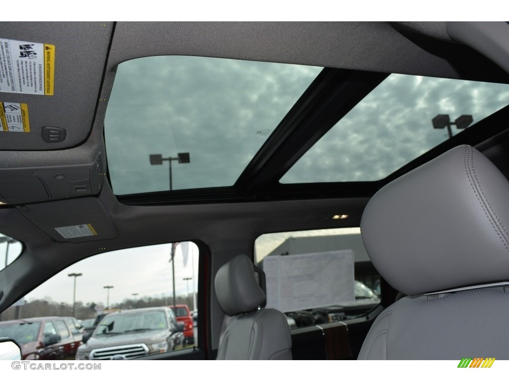 2017 F150 Lariat SuperCrew 4X4 - Ruby Red / Earth Gray photo #6