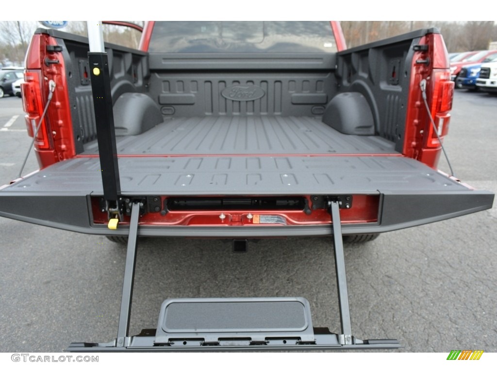 2017 F150 Lariat SuperCrew 4X4 - Ruby Red / Earth Gray photo #11