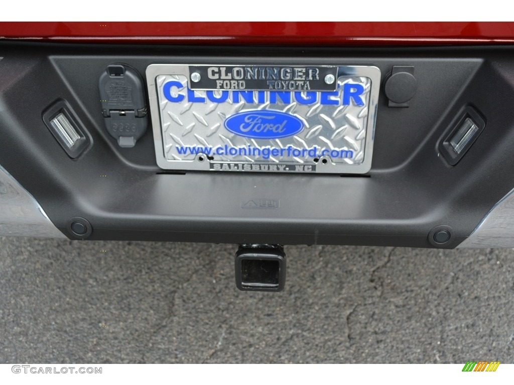 2017 F150 Lariat SuperCrew 4X4 - Ruby Red / Earth Gray photo #12
