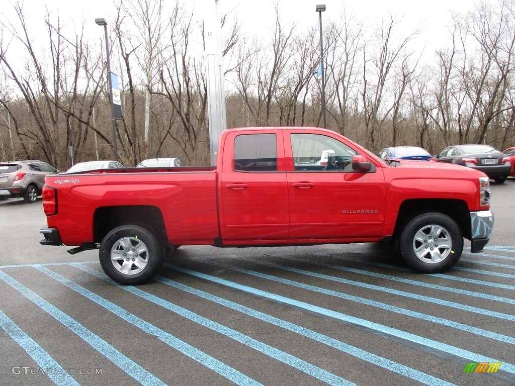 2017 Silverado 1500 LT Double Cab 4x4 - Red Hot / Jet Black photo #7