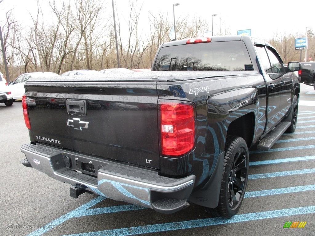 2017 Silverado 1500 LT Double Cab 4x4 - Black / Jet Black photo #6