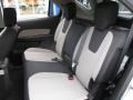 2017 Chevrolet Equinox Light Titanium/Jet Black Interior Rear Seat Photo