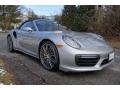 2017 GT Silver Metallic Porsche 911 Turbo S Cabriolet  photo #9