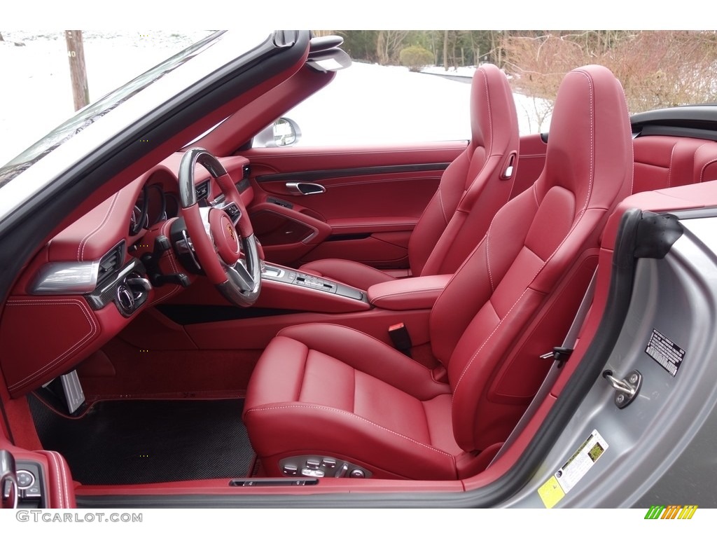 2017 Porsche 911 Turbo S Cabriolet Front Seat Photo #118457932