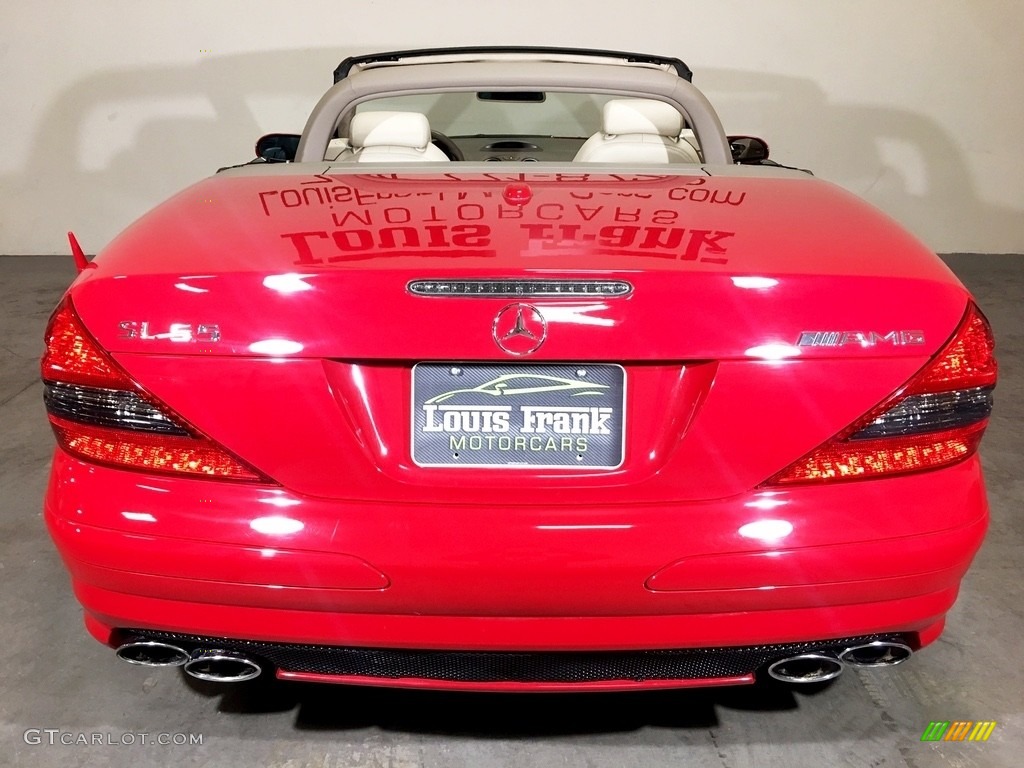 2007 SL 55 AMG Roadster - Mars Red / Stone photo #8