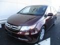 2015 Dark Cherry Pearl Honda Odyssey EX-L  photo #9