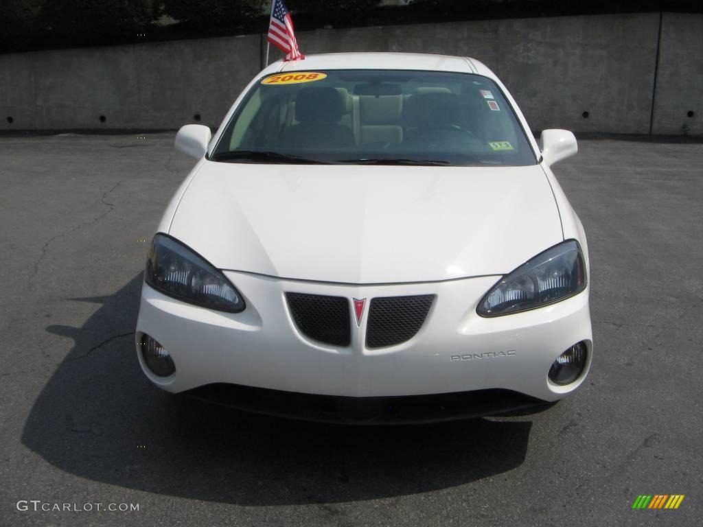 2008 Grand Prix Sedan - Ivory White / Cashmere photo #1