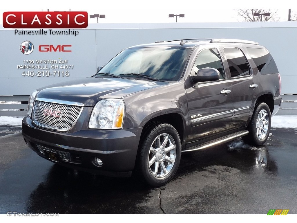 2010 Yukon Denali AWD - Storm Gray Metallic / Ebony photo #1