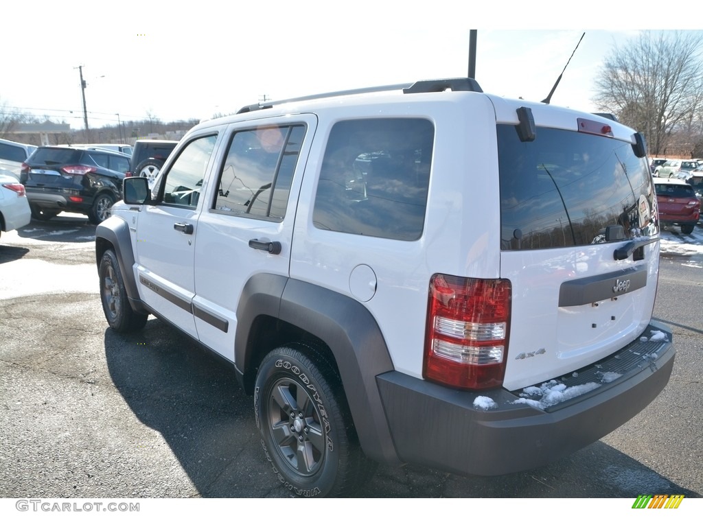 2011 Liberty Renegade 4x4 - Bright White / Dark Slate Gray photo #9
