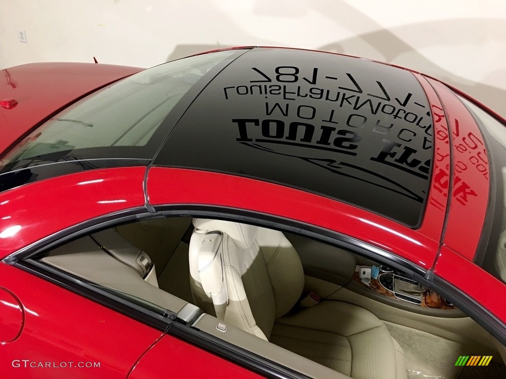 2007 SL 55 AMG Roadster - Mars Red / Stone photo #110