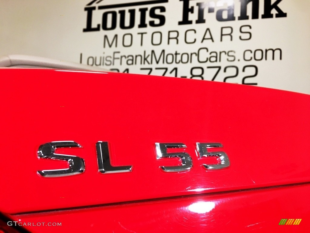 2007 SL 55 AMG Roadster - Mars Red / Stone photo #112