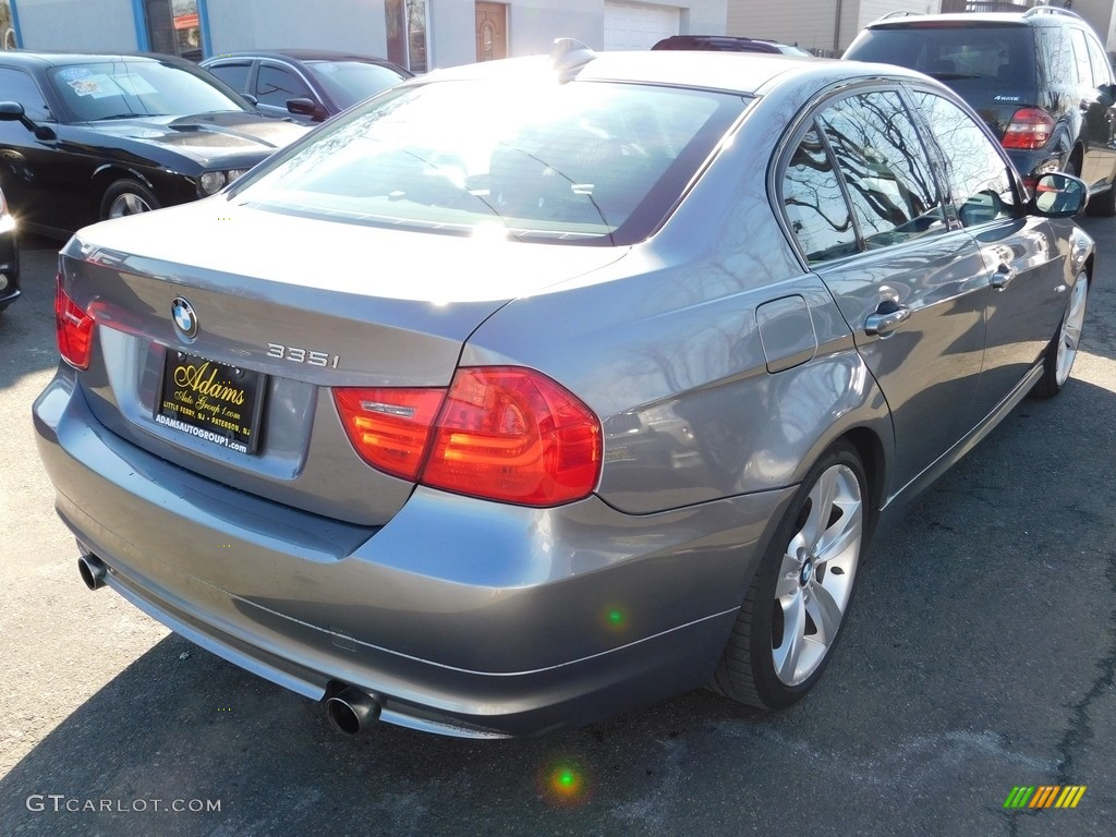 2009 3 Series 335i Sedan - Tasman Green Metallic / Black photo #5