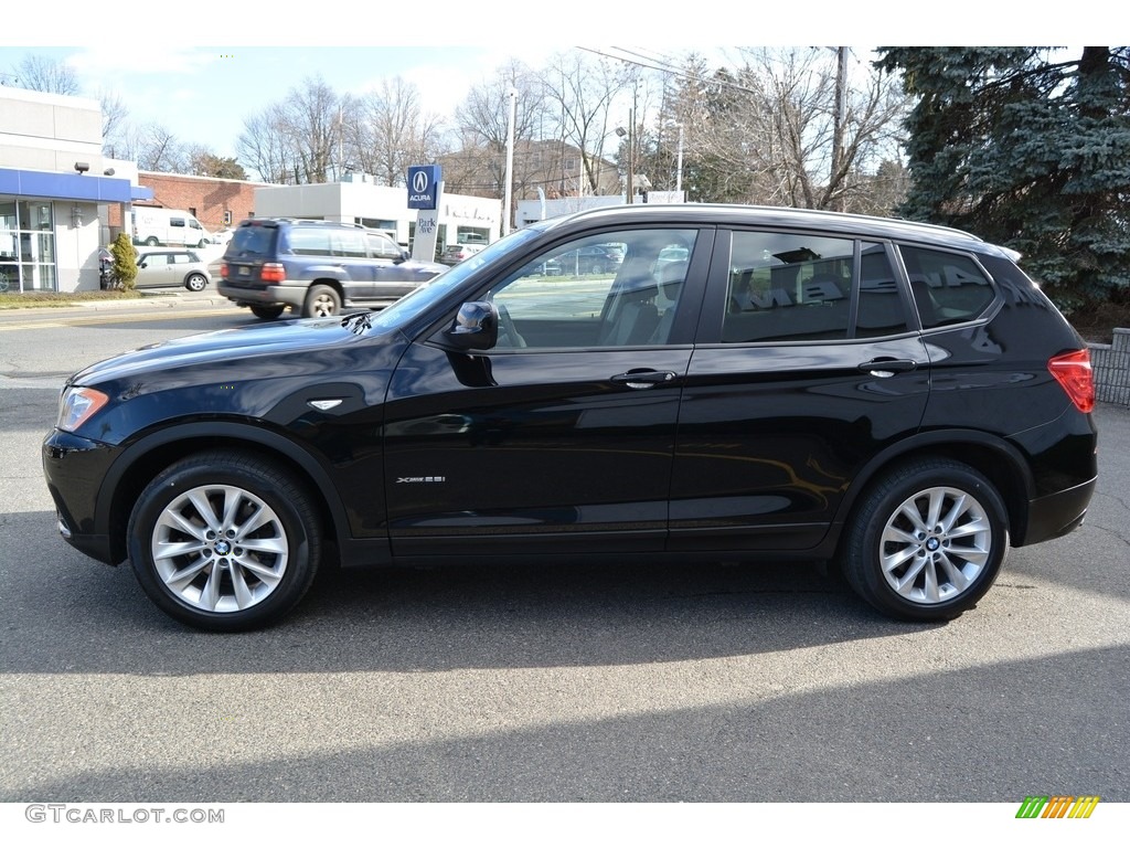 2014 X3 xDrive28i - Jet Black / Black photo #4