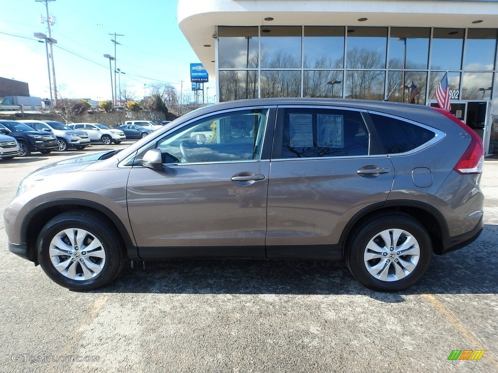 2014 CR-V EX AWD - Urban Titanium Metallic / Black photo #2