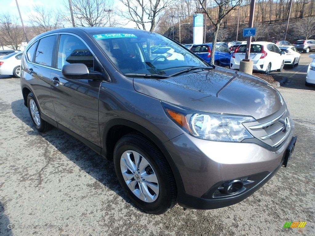 2014 CR-V EX AWD - Urban Titanium Metallic / Black photo #7