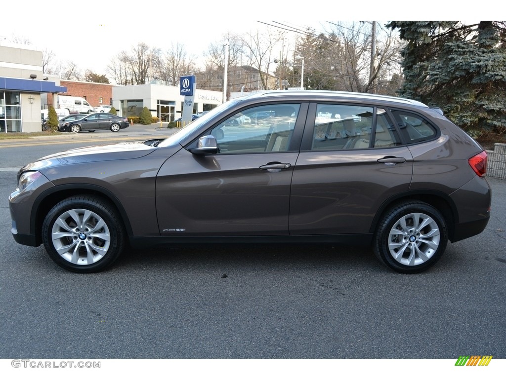 2014 X1 xDrive28i - Sparkling Bronze Metallic / Sand Beige photo #5
