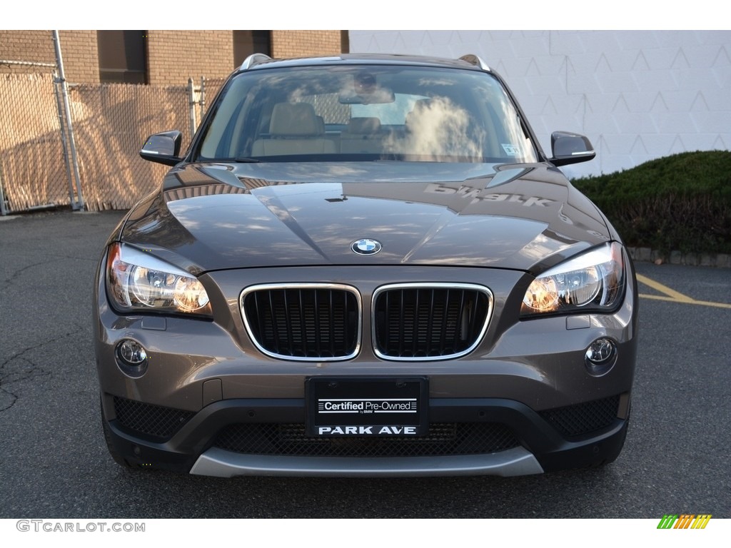 2014 X1 xDrive28i - Sparkling Bronze Metallic / Sand Beige photo #7