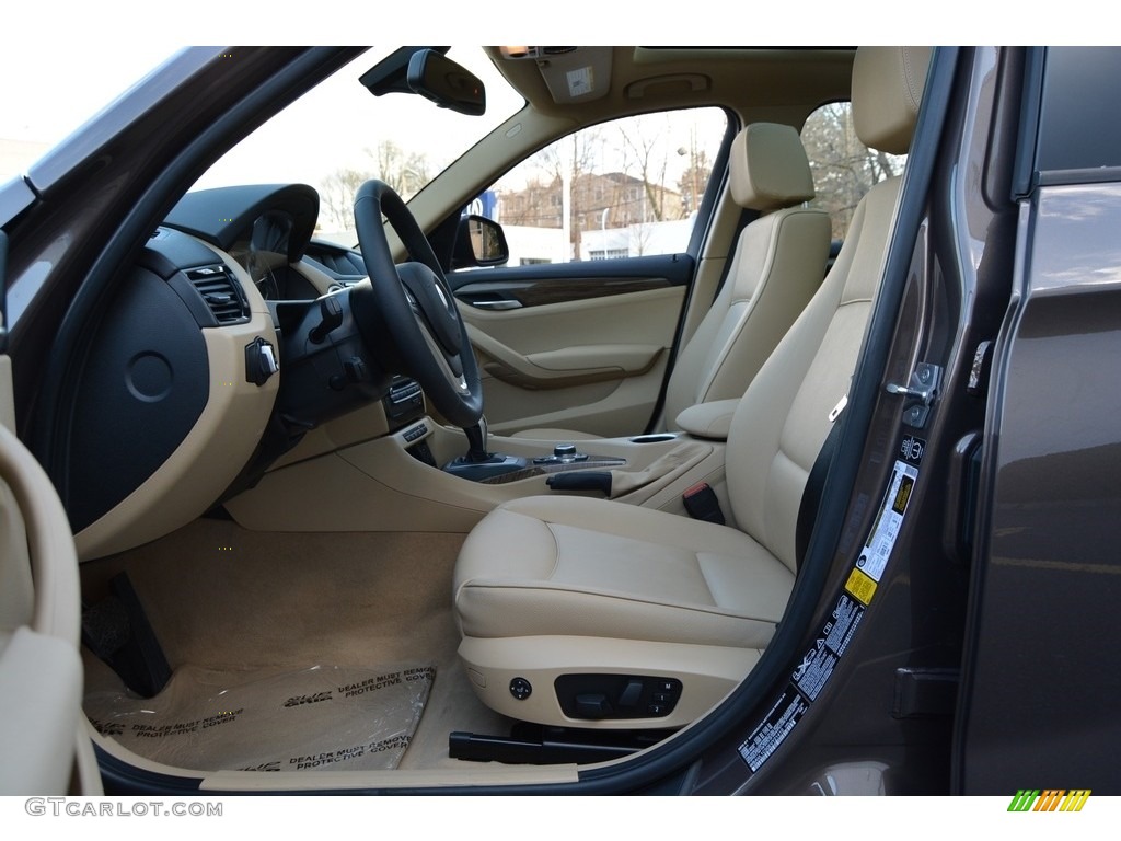 2014 X1 xDrive28i - Sparkling Bronze Metallic / Sand Beige photo #11