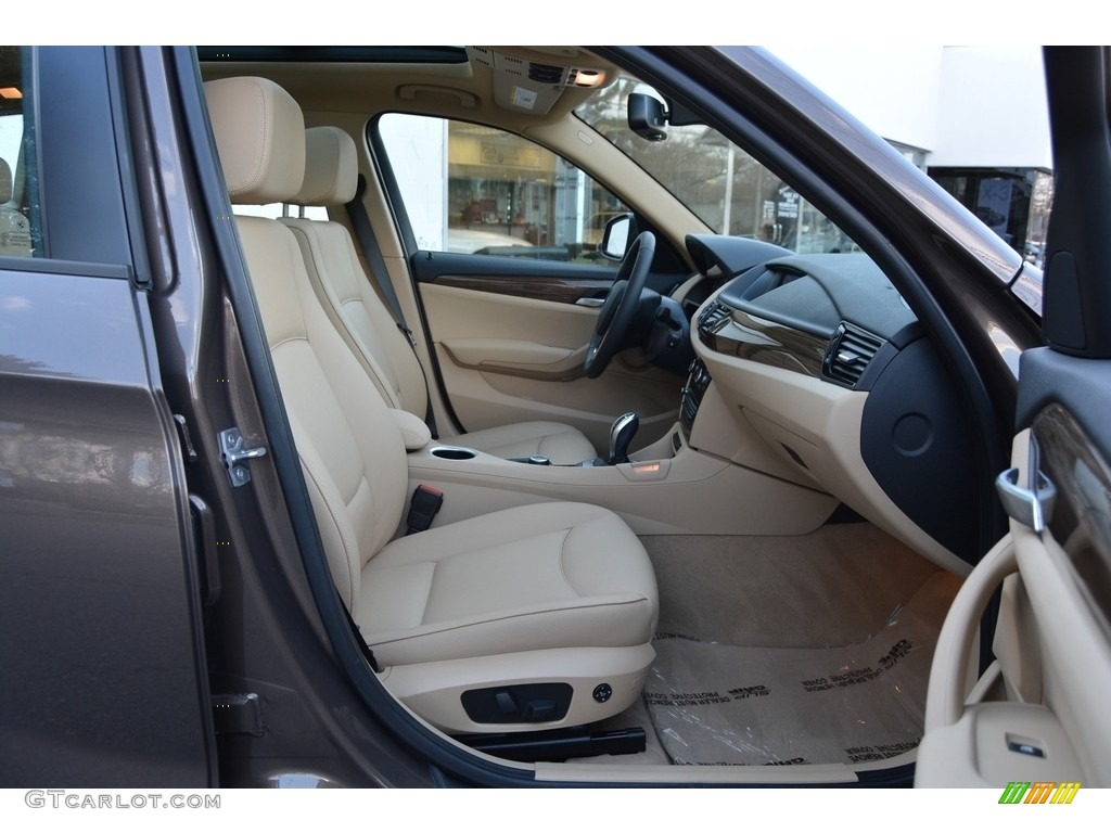2014 X1 xDrive28i - Sparkling Bronze Metallic / Sand Beige photo #28