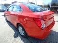 2012 Inferno Orange Metallic Chevrolet Sonic LS Sedan  photo #3