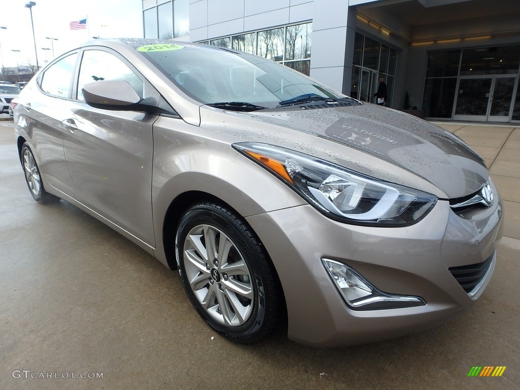 2014 Elantra SE Sedan - Bronze / Beige photo #8