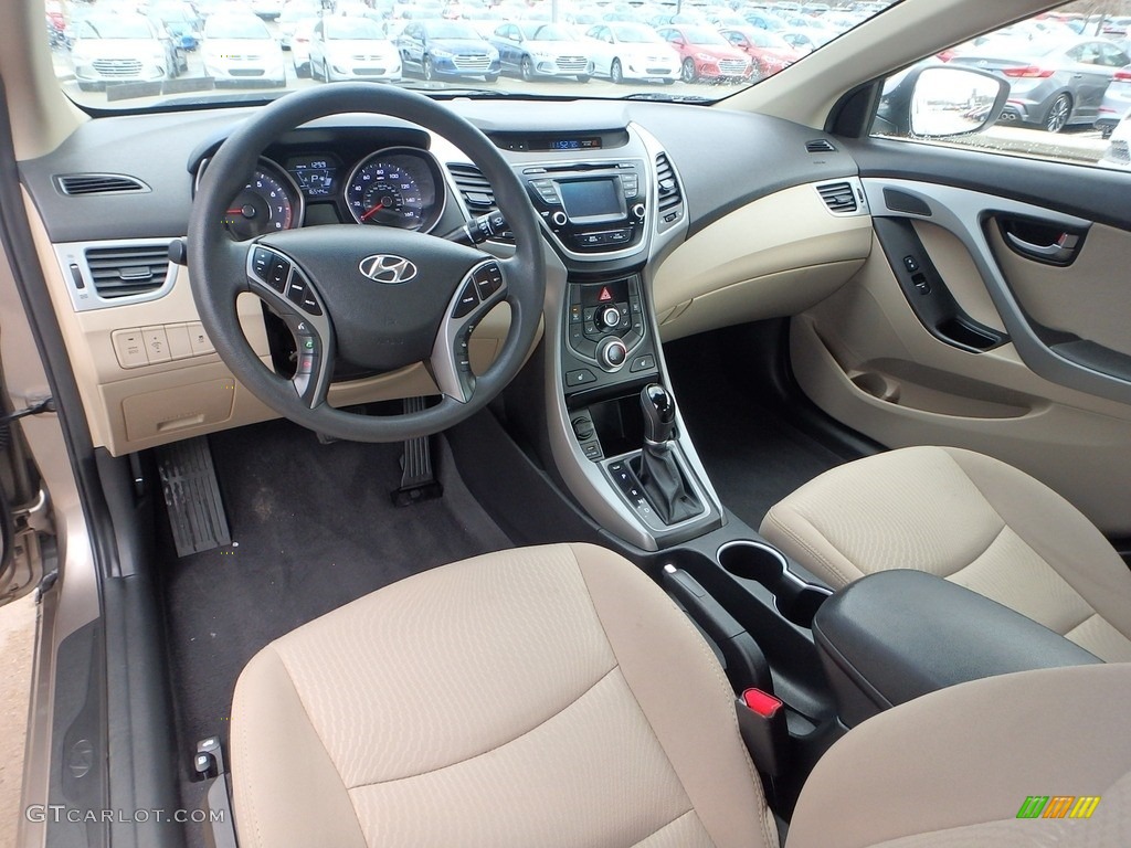 2014 Elantra SE Sedan - Bronze / Beige photo #17