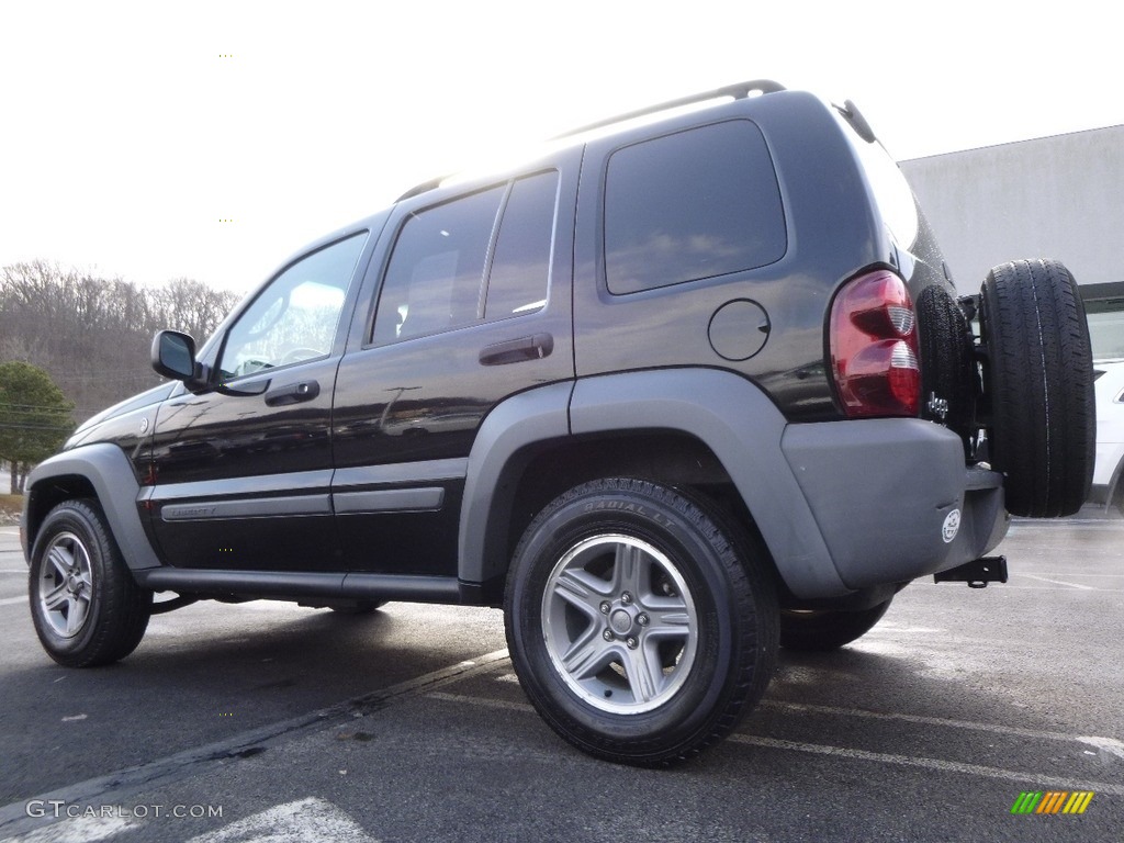 2005 Liberty Sport 4x4 - Black Clearcoat / Medium Slate Gray photo #3