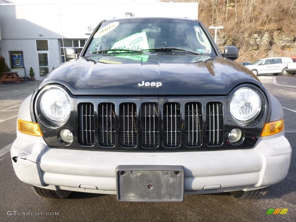 2005 Liberty Sport 4x4 - Black Clearcoat / Medium Slate Gray photo #10