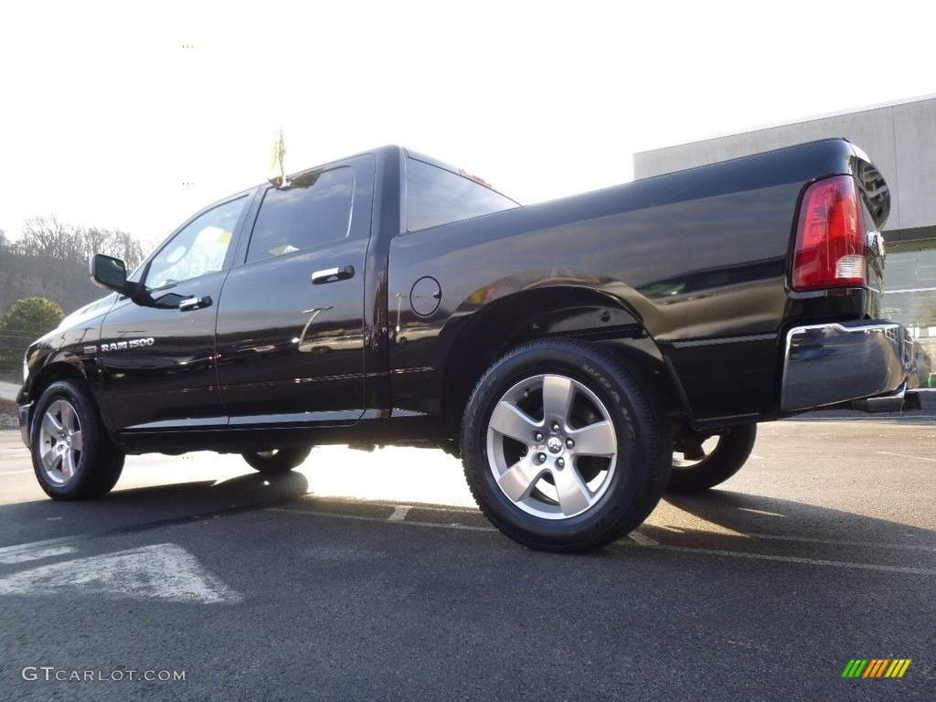 2012 Ram 1500 SLT Crew Cab 4x4 - Black / Dark Slate Gray/Medium Graystone photo #2