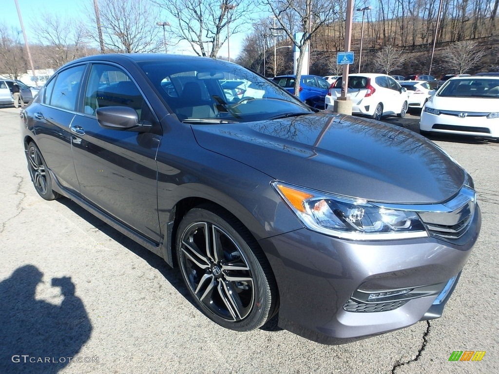 Modern Steel Metallic 2017 Honda Accord EX-L V6 Sedan Exterior Photo #118467912