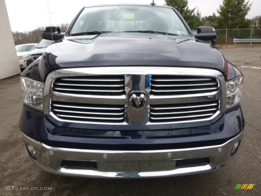 2017 1500 Big Horn Crew Cab 4x4 - True Blue Pearl / Black/Diesel Gray photo #13