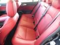 2017 Alfa Romeo Giulia Red Interior Rear Seat Photo