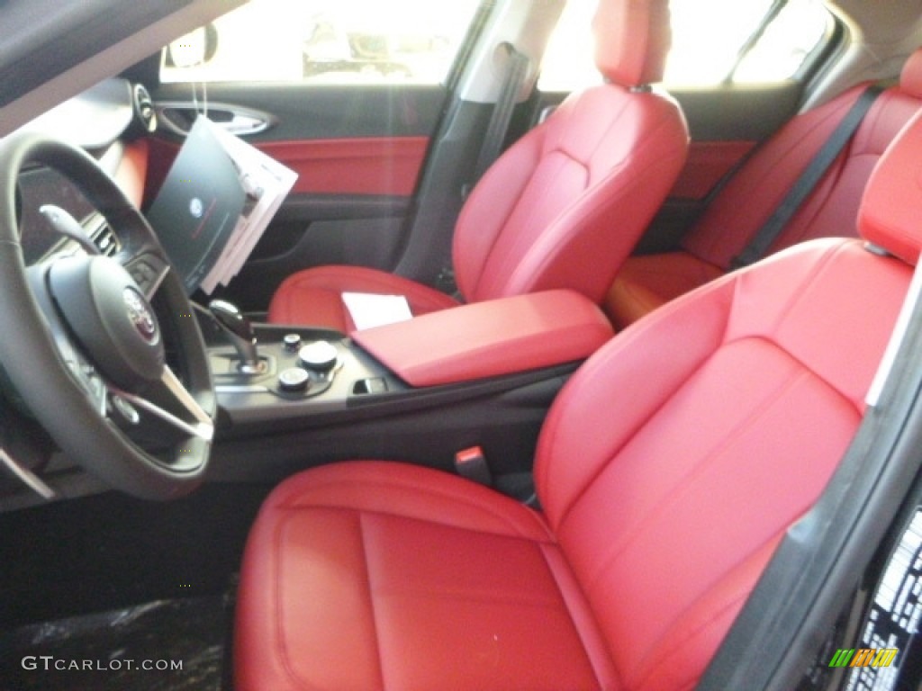 2017 Alfa Romeo Giulia AWD Front Seat Photo #118472070
