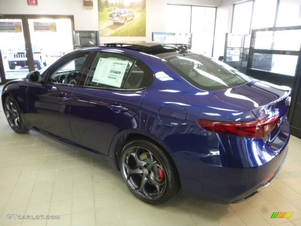 Montecarlo Blue Metallic 2017 Alfa Romeo Giulia Ti AWD Exterior Photo #118472298