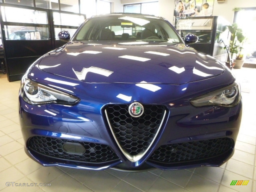 Montecarlo Blue Metallic 2017 Alfa Romeo Giulia Ti AWD Exterior Photo #118472451