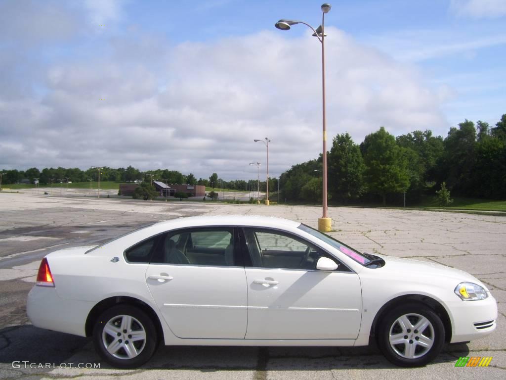 2008 Impala LS - White / Neutral Beige photo #1