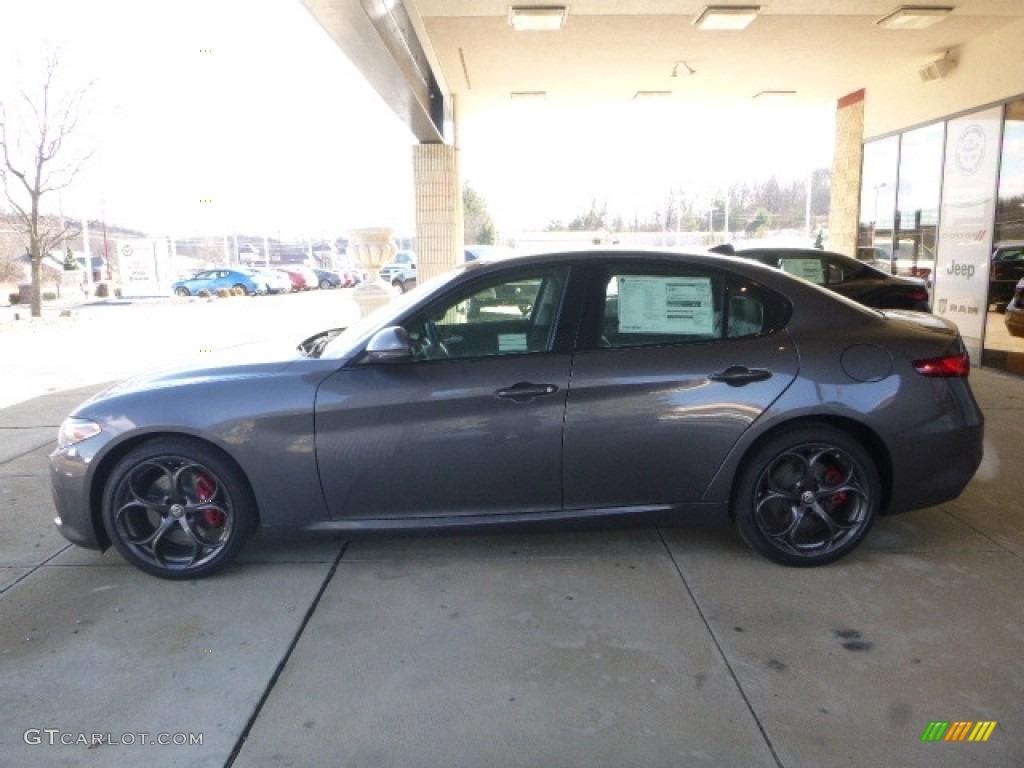 Vesuvio Gray Metallic 2017 Alfa Romeo Giulia Ti AWD Exterior Photo #118472679