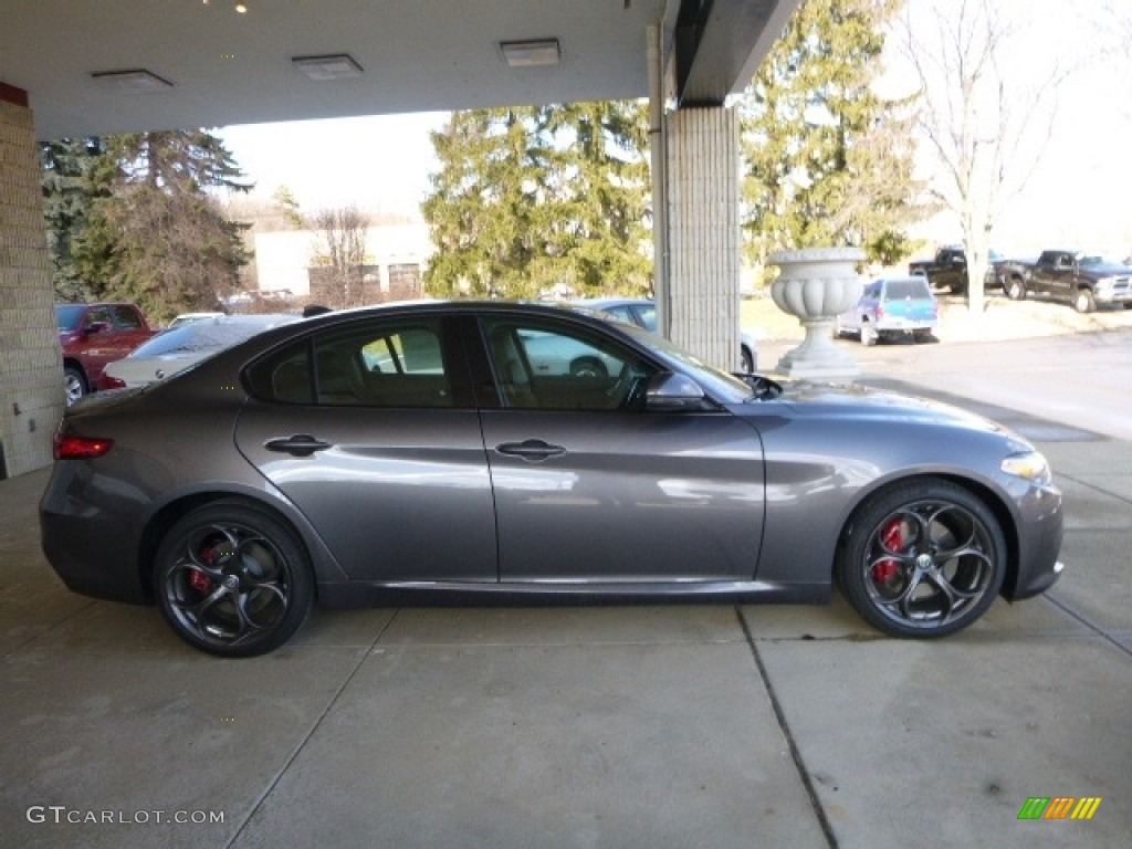 Vesuvio Gray Metallic 2017 Alfa Romeo Giulia Ti AWD Exterior Photo #118472817