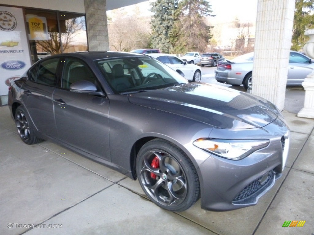 Vesuvio Gray Metallic 2017 Alfa Romeo Giulia Ti AWD Exterior Photo #118472891