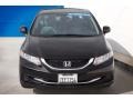 2013 Crystal Black Pearl Honda Civic LX Sedan  photo #7