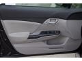 2013 Crystal Black Pearl Honda Civic LX Sedan  photo #20