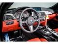 Coral Red 2017 BMW 4 Series 430i xDrive Convertible Dashboard