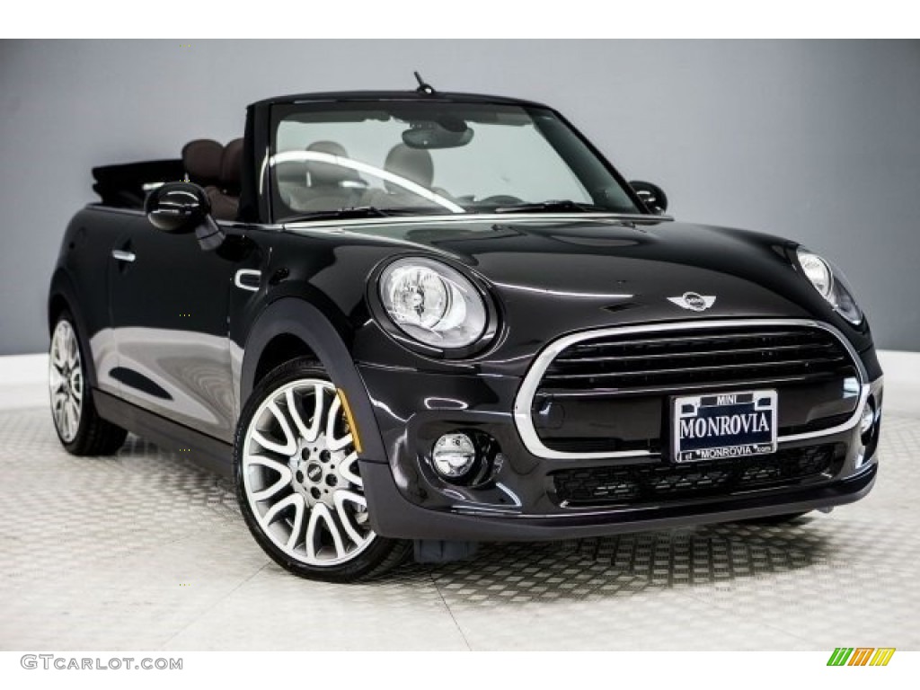Midnight Black Metallic 2017 Mini Convertible Cooper Exterior Photo #118474941