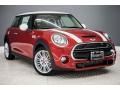 Blazing Red Metallic 2017 Mini Hardtop Cooper S 2 Door Exterior