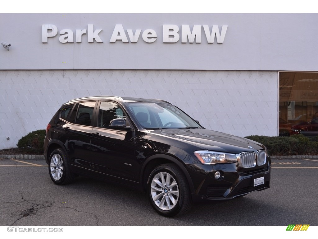 2017 X3 xDrive28i - Jet Black / Black photo #1