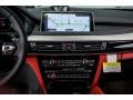 2017 BMW X6 M Mugello Red Interior Controls Photo