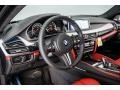 2017 BMW X6 M Mugello Red Interior Dashboard Photo