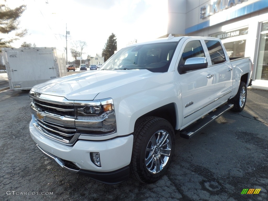 2017 Silverado 1500 High Country Crew Cab 4x4 - Iridescent Pearl Tricoat / Jet Black photo #4